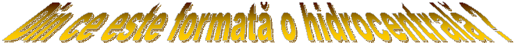 Din ce este format o hidrocentral ?